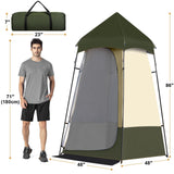 Leader Accessories 6.9 FT Portable Camping Shower Tent Outdoor Changing Room Privacy Tent for Camping, Toilet, Shower(Green)