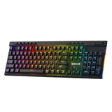 Wireless RGB Gaming Keyboard, 3-Modes 104 Keys Mechanical Keyboard w/Hot-Swap Socket Redragon