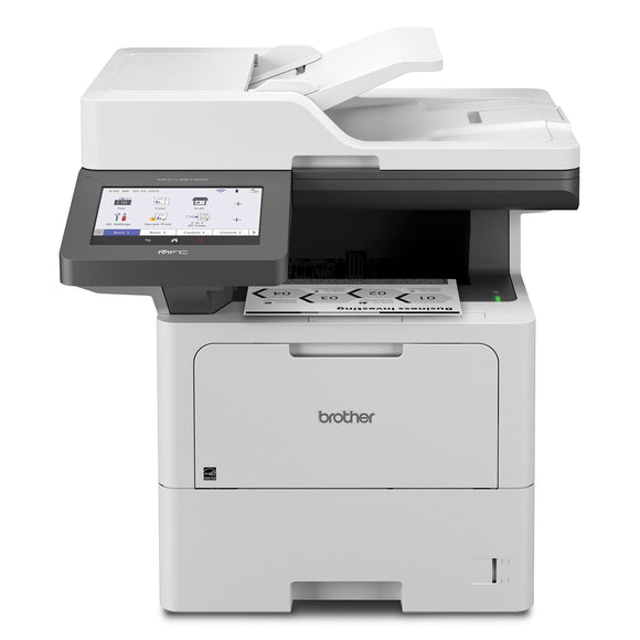 Brother MFC-L6810DW Enterprise Monochrome Laser All-in-One Printer with Low-Cost Printing, Large Paper Capacity, Wireless Networking