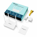 Router Dual Band Wireless Internet Router, Speed Up to 1.2 Gbps, 4 x 1000 Mbps Gigabit Ethernet Ports