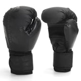PiscatorZone Boxing Training Gloves Punching Bag Gloves for Women & Adult, Professional Shockproof Gloves for Training Playing Muay Thai, Sparring, Fighting Kickboxing (Black, 10OZ) PiscatorZone