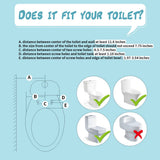 ELCARE bidet, Hot and Cold Water Non-electric Bidet Attachment for Toilet, Self Cleaning and Dual Nozzle for Women and Rear Wash, Push Button Switch for Easy Using (White）