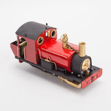 MechPuConToy Metal Steam Locomotive Train Model, 1/50 HO Scale Live Steam Locomotive Model with Oscillating Steam Engine (Track Not Included)