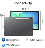 Samsung Galaxy Tab S10 FE Android Tablet (10.9" 2K+ Touchscreen, 8-Core, 8GB RAM, 256GB Storage
