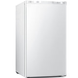 Antarctic Star Mini Compact Refrigerator with Freezer, 3.2 Cu.Ft. Single Door with Adjustable Thermostat,Removable Glass Shelves for Apartment/Dorm/Office,WHITE