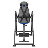 VEVOR Inversion Table, 300 lbs Capacity Heavy Duty Inversion Table, Decompression Back Stretcher Machine, Strength Training Equipment with Headrest, Ankle Lock, Adjustable Protective Belt, Blue/Black