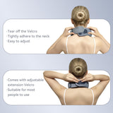Yunari Cordless Neck Brace for Cervical Spine Posture Correction and Support, Patented Traction Device with Intelligent Adjust and Hot Compress, Neck Brace for Men and Women, （Gray, Medium）