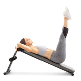 Marcy Apex Utility Bench Slant Board Sit Up Bench Crunch Board Ab Bench for Toning and Strength Training JD-1.2 MARCY
