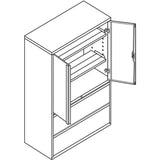 Series Lateral File Cabinet with Storage, Letter/Legal, 2-Drawer