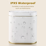 Bathroom Trash Can with Lid Automatic 2 Gallon Motion Sensor Garbage Bin, 7.5 Liter Smart Trash Bin Bathroom Decor