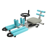HinLIaDa Leg Stretcher, 330.7lbs Heavy Duty Split Machine for Leg Stretching, Flexibility Stretching Equipment, Leg Stretching Training Machine for Home, Gym, Ballet, Yoga, Dance, Martial Arts (Cyan) HinLIaDa