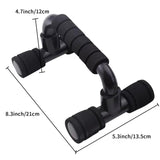 Lizbin Push up Bar, Push Up Bars Strength Training, Push-up Bracket Board with Non-Slip Sturdy Structure, Push Up Bars for Men & Women, Push Up Stands Handle Gym Exercise Equipment Home Fitness(Black) Lizbin