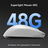 MCHOSE L7 Ultra+ Wireless Gaming Mouse, Ergonomic Mouse Lightweight 48g