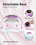 Nail Dryer for Gel Polish, 63 LED Beads Automatic Sensor Nail Curing MIRAGE LAYON