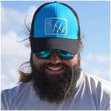 Fintech Logo Snapback Hat - Hawaiian Ocean