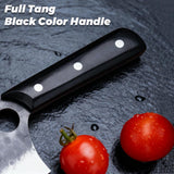 KDNKEEN Cleaver Knife – X50Cr15MoV Steel Cooking Butcher Knife for Meat & Vegetables Chopping, 7 Inch Kitchen Knife, Kitchen Gift for Men & Women