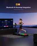 Aeriflo Treadmills for Home with 20% Auto Incline, T510A Foldable Treadmill with 20" Extra Wide Running Belt, 12.4 MPH High Speed, Kinomap App & Wireless Charging, 3.5 HP Power Running Treadmill