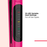 Revlon Smooth Brilliance Ceramic Hair Flat Iron | Smooth Glide and Ultra-Sleek Sylas, (1 in)