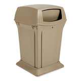Rubbermaid Commercial Products Ranger Trash Can with 2 Door Lid