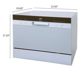 SPT SD-2224DSB: ENERGY STAR Countertop Dishwasher with Delay Start & LED – Silver