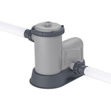 Bestway Steel Pro MAX 18' x 48" Above Ground Pool, Round Metal Frame Outdoor Swimming Pool Set with Filter Pump, Ladder, and Cover, Stack Stone