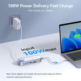 TobenONE USB C Laptop Docking Station Dual Monitor, 100W PD, 5×USB 10Gbps