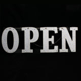 30"x10" Large LED Open Signs for Business with Remote, Super Bright Unique Design Open Sign with Hanging Installation, High Visibility Open Sign for Stores Bar Hotel Retail Shops Window Salon Restaurant Office