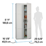 Sauder Select Storage Cabinet/ Pantry cabinets, White finish