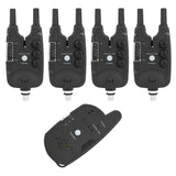 Digital Carp Fishing Bite Alarm Alert Light Warning Fishing Finder with 4 Launcher and 1 Receiver Tihebeyan