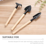 8 Sets Mini Gardening Tools Portable Garden Hand Tools Set Miniature Gardening Rake Trowel and Shovel