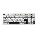 Wireless Mechanical Keyboard, Hot Swappable Gasket Custom Gaming Keyboard (White Grey, Graywood V3 Switch) EPOMAKER