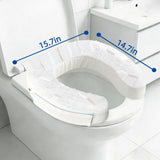 XYRONICA Toilet Seat Riser Cushion, 2 Inch Soft Padded Toilet Seat Cushion for Seniors, Plush Top with Easy-Clean Leather Cover, Adds Comfort and Height for Low Toilets, Mobility Support
