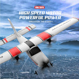 MATHSLICE RC Airplane,RC Plane, 2.4GHz 2 Channels RTF RC Aircraft with 3-Axis Gyro for Beginner Easy to Speedy Fly Glider Toys with 2 Extra Batteries [ 3 Batteries ]