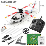 SOWOFA Remote Controlled Helicopter K270 brushless Motor RC Helicopter Single Wing aileron Free 4CH 6-axis Gyroscope Altitude Hovering Suitable for Adult Beginners 14+