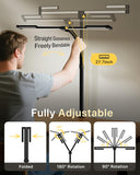 ONEMIX 42" Desk Lamp for Home Office with Clamp, 1800LM 4-Panel LED Light