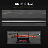 Pine Katana, 1045 Carbon Steel Hand Forged Full Tang Japanese Sword