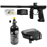 Maddog Empire Mini GS HPA Paintball Gun Starter Package A - Dust Black 2-pc Barrel