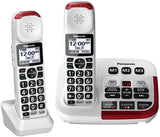 Amplified Cordless Phone with Digital Answering Machine and Voice Volume Booster upto 40 dB (2 Handsets) Panasonic