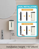 AIKE Automatic Wall Mount Liquid Soap Dispenser, Commercial Stainless Steel with 25oz Large Capacity Save Time Effort and Cost,Model AK1205 (Matte White)
