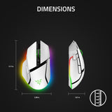 Razer Basilisk V3 Pro Customizable Wireless Gaming Mouse: Fast Optical Switches Gen-3 - HyperScroll Tilt Wheel