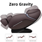 Track Massage Chair Recliner, Full Body Massage Chair with Zero Gravity, Bluetooth Speaker, Airbags iRest