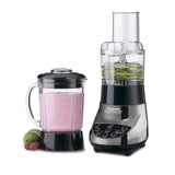 Cuisinart BFP-703BCP1 Smart Power Duet Blender & Food Processor, 500-Watt Motor, 48-Oz Glass Jar, 3-Cup Processor, 7-Speed Ice Crush, Stainless Steel Blades, Brushed Chrome, BPA-Free, 120V