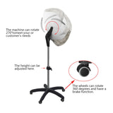 Professional Stand-up Hooded Hair Dryer,with Smart Touch Control Panel, 1000W 8-Speed Settings, Negative ion and Ozone Functions,with Bonnet Portable Blow Dryer, for Salons and Home use. (White)