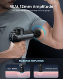 RENPHO Active Power Massage Gun Deep Tissue with 12mm Amplitude, FSA Eligible HSA, Percussion Muscle Massager, Portable Electric Handheld Massage Gun with LED Touch Display