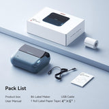 NIIMBOT 4 Inch Portable Thermal Label Maker, B4 Shipping Label Printer,Blue