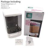 Manual Soap Dispenser Kitchen Bathroom 33.8oz/1000ml Wall Mounted Hand Commercial Soap Dispenser CATTREES