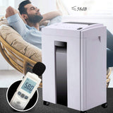Electric Shredder，8-Sheet granular Cut Paper CD Credit Card Shredder with 23 Gallon Waste Home Office Shredder