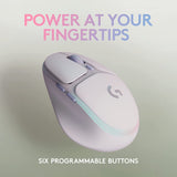 Logitech G705 Wireless Gaming Mouse, Customizable LIGHTSYNC RGB Lighting, Lightspeed Wireless