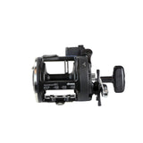 Okuma Magda Pro Line Counter Levelwind Trolling Reel, Small, Black/Silver, MA-20DX