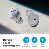 True Wireless 4 Smart Earbuds with Bluetooth 5.4, Crystal-Clear Sound, Comfortable Design, White Silver Sennheiser